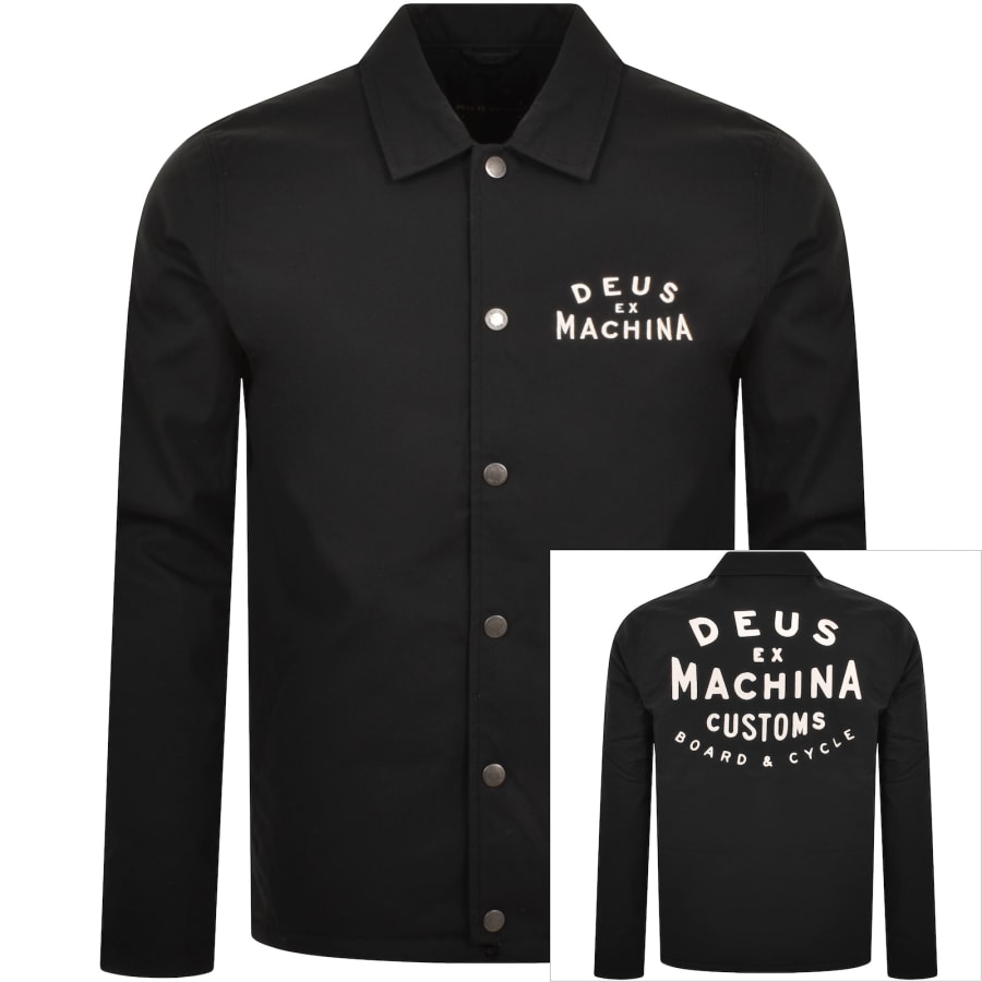 Deus Ex Machina Workshop Coach Jacket Black Mainline Menswear Ireland
